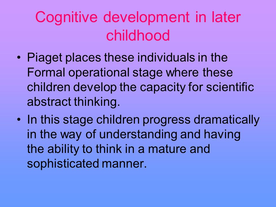Cognitive Development ppt video online download
